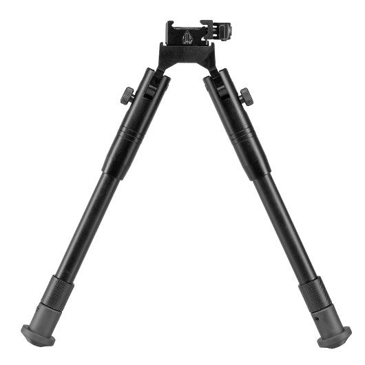UTG Shooters Bipod Metall QD Zweibein - Gummife 205 - 250 mm schwarz Bild 2