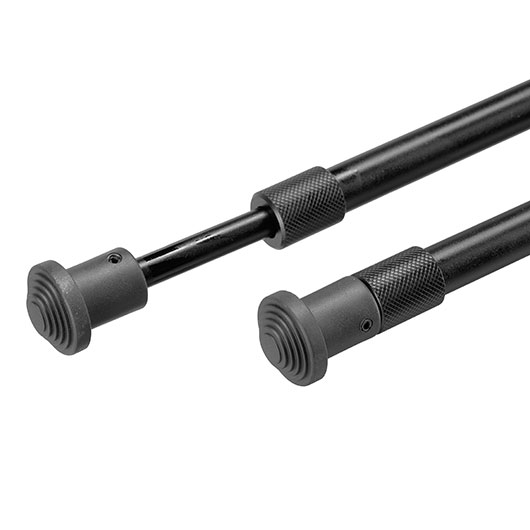 UTG Shooters Bipod Metall QD Zweibein - Gummife 205 - 250 mm schwarz Bild 6