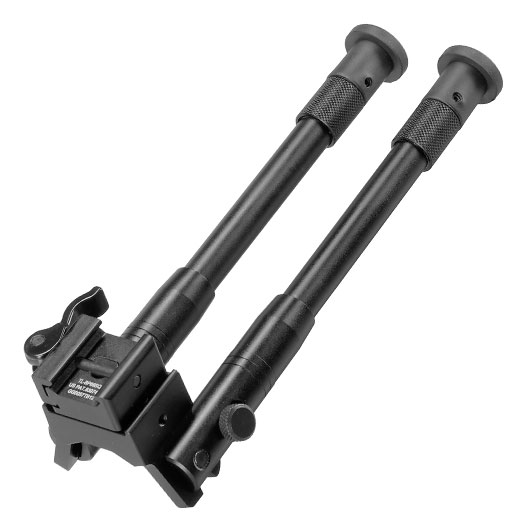 UTG Shooters Bipod Metall QD Zweibein - Gummife 205 - 250 mm schwarz Bild 8