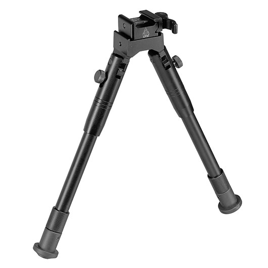 UTG Shooters Bipod Metall QD Zweibein - Gummife 205 - 250 mm schwarz Bild 9