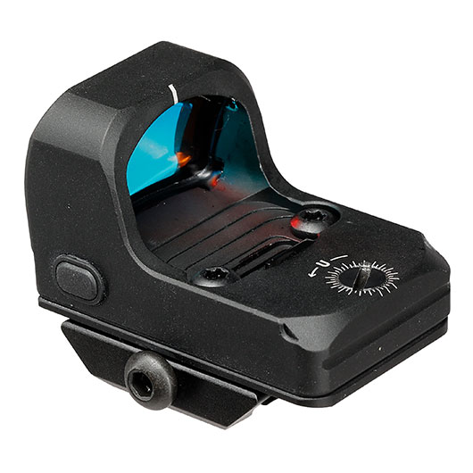 UTG OP3 Reflex Micro Dot Red 4 MOA Single-Dot LPZ RMR-Footprint inkl. Adaptive Base schwarz Bild 3