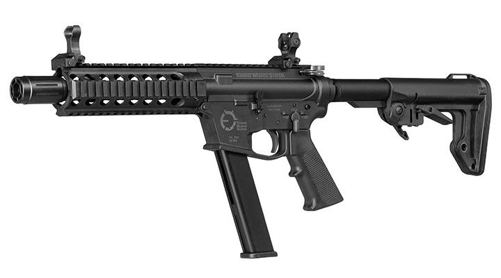 King Arms TWS 9mm Carbine Lite Polymergehuse Gas-Blow-Back 6mm BB schwarz