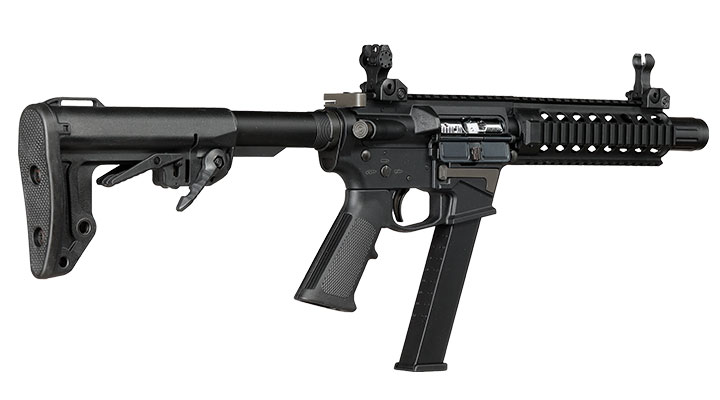 King Arms TWS 9mm Carbine Lite Polymergehuse Gas-Blow-Back 6mm BB schwarz Bild 3