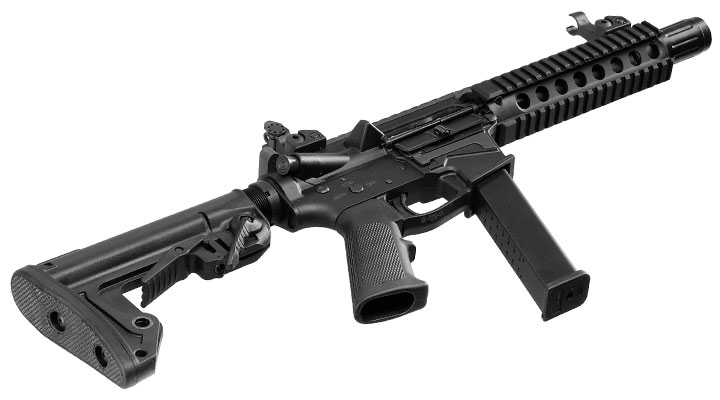 King Arms TWS 9mm Carbine Lite Polymergehuse Gas-Blow-Back 6mm BB schwarz Bild 4