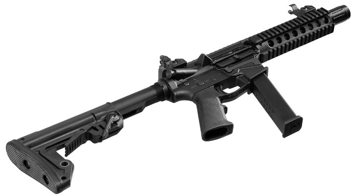 King Arms TWS 9mm Carbine Lite Polymergehuse Gas-Blow-Back 6mm BB schwarz Bild 5