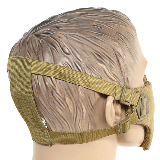 ASG Strike Systems Mesh Mask Airsoft Gittermaske Lower Face tan Bild 2