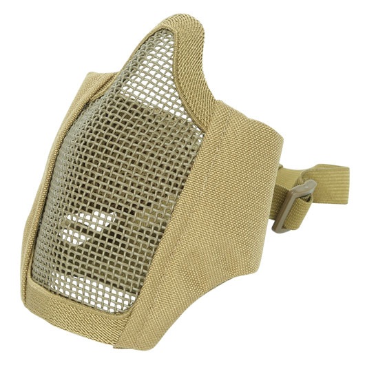 ASG Strike Systems Mesh Mask Airsoft Gittermaske Lower Face tan Bild 3