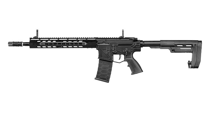 APS Phantom Extremis Rifle MK2 R2 eSilver Edge SDU-MosFet 2.0 Vollmetall S-AEG 6mm BB schwarz Bild 1