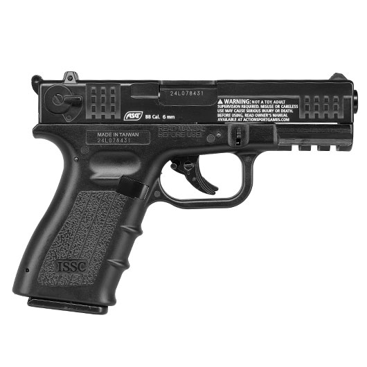 ASG ISSC M22 mit Metallschlitten CO2 BlowBack 6mm BB schwarz Bild 3