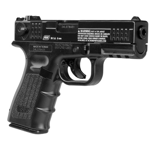 ASG ISSC M22 mit Metallschlitten CO2 BlowBack 6mm BB schwarz Bild 7