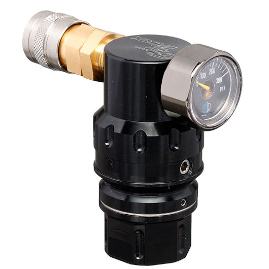 MechLabs Flo Max HPA Regulator schwarz inkl. 39 Zoll Braided Remote-Line schwarz - US-Version Bild 2