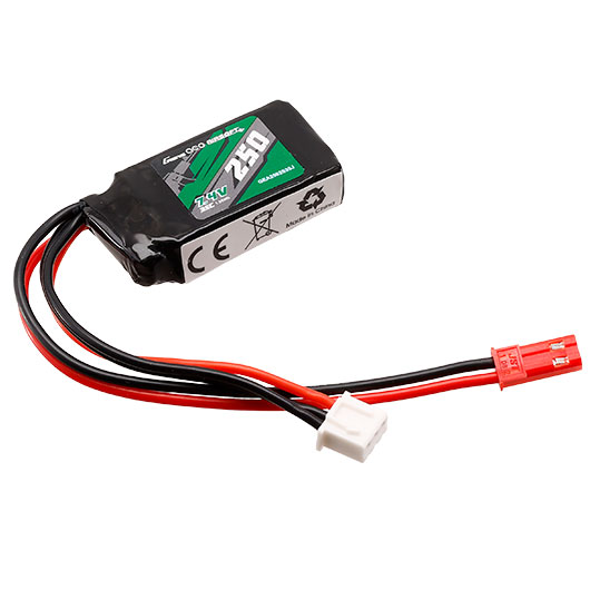 Gens Ace Airsoft LiPo Akku 7,4V 250mAh 35C / 70C f. Airsoftmodelle mit HPA-Systeme