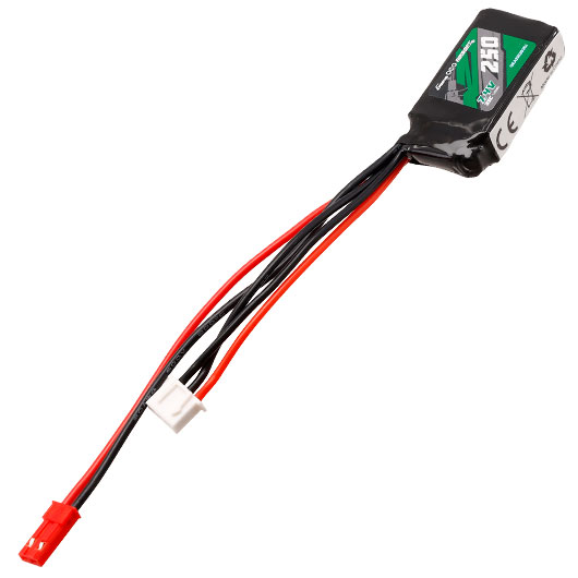 Gens Ace Airsoft LiPo Akku 7,4V 250mAh 35C / 70C f. Airsoftmodelle mit HPA-Systeme Bild 1