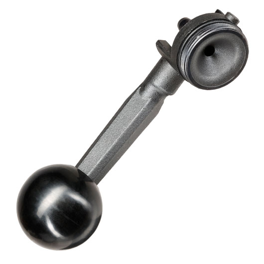 Silverback Desert Tech SRS CNC Stahl Monolithic Bolt Head Spannhebel rechts schwarz Bild 5
