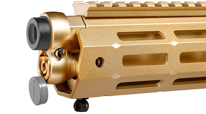 A&K M1873R Short LOCK Unterhebelrepetiergewehr Gas-Bolt-Action 6mm BB gold - Echtholz Version Bild 11
