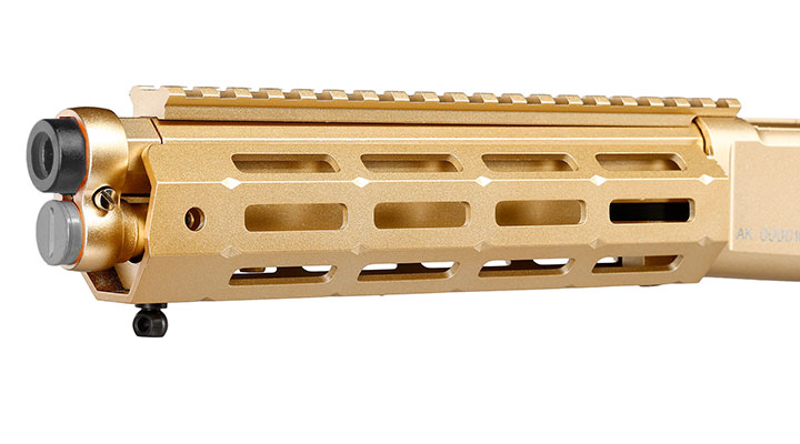A&K M1873R Short LOCK Unterhebelrepetiergewehr Gas-Bolt-Action 6mm BB gold - Echtholz Version Bild 7