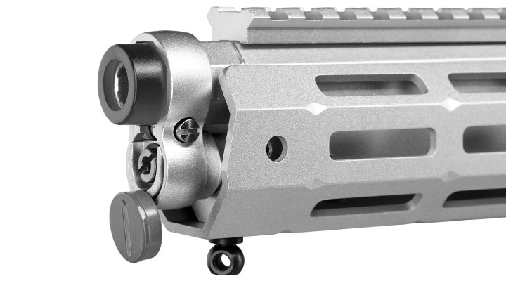 A&K M1873R Short LOCK Unterhebelrepetiergewehr Gas-Bolt-Action 6mm BB silber - Echtholz Version Bild 11