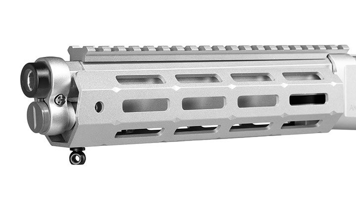 A&K M1873R Short LOCK Unterhebelrepetiergewehr Gas-Bolt-Action 6mm BB silber - Echtholz Version Bild 7