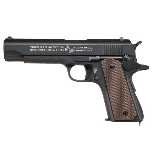 Cybergun Colt M1911A1 mit Metallschlitten Komplettset AEP 6mm BB schwarz - MosFet / LiPo Version Bild 1