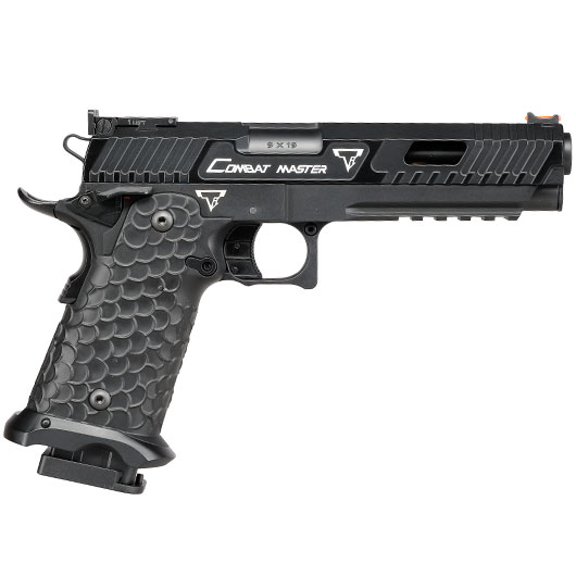 EMG / TTI Innovations Combat Master 2011 JW3 mit Metallschlitten Komplettset AEP 6mm BB schwarz - MosFet / LiPo Version Bild 2