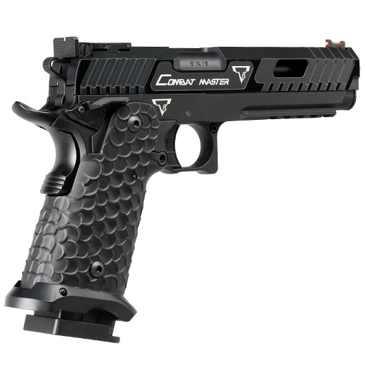 EMG / TTI Innovations Combat Master 2011 JW3 mit Metallschlitten Komplettset AEP 6mm BB schwarz - MosFet / LiPo Version Bild 3