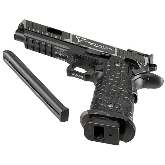 EMG / TTI Innovations Combat Master 2011 JW3 mit Metallschlitten Komplettset AEP 6mm BB schwarz - MosFet / LiPo Version Bild 5
