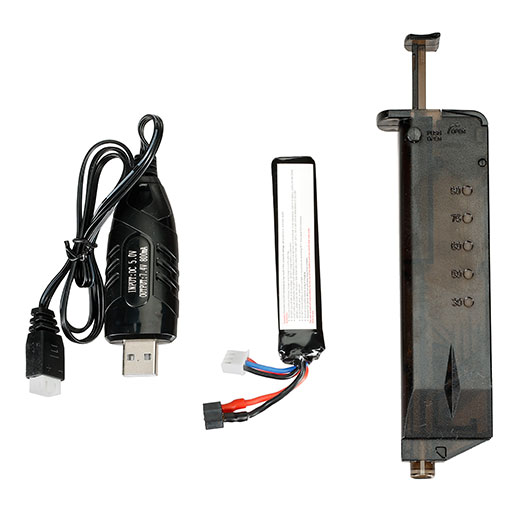 EMG / TTI Innovations Combat Master 2011 JW3 mit Metallschlitten Komplettset AEP 6mm BB schwarz - MosFet / LiPo Version Bild 8