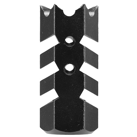 Evolution CNC Stahl Shark Flash-Suppressor schwarz 14mm- Bild 4