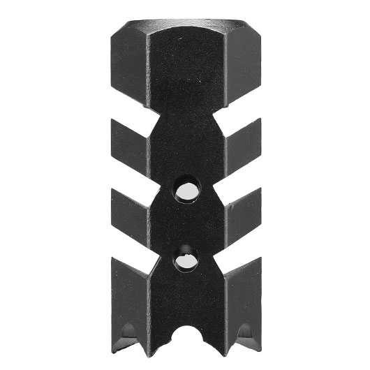 Evolution CNC Stahl Shark Flash-Suppressor schwarz 14mm- Bild 5