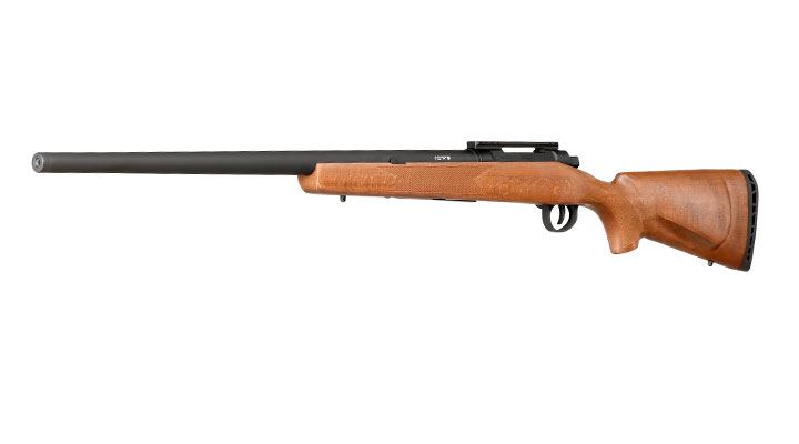 APS / EMG Barrett Fieldcraft Bolt Action Snipergewehr Springer 6mm BB Echtholz / schwarz