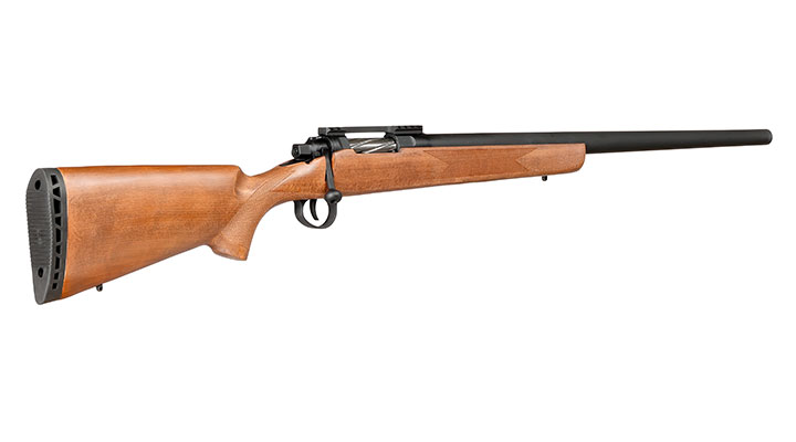 APS / EMG Barrett Fieldcraft Bolt Action Snipergewehr Springer 6mm BB Echtholz / schwarz Bild 3