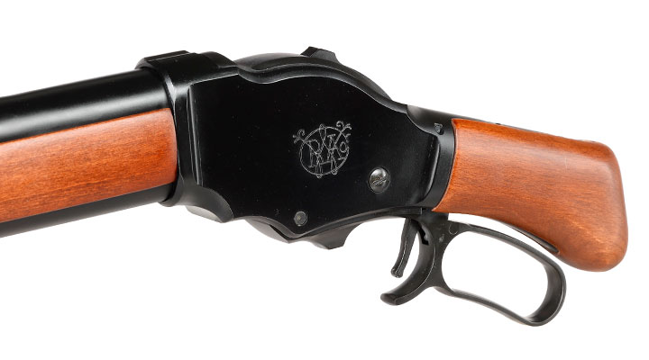 Golden Eagle M1887 Shorty Gas Lever Action mit Hlsenauswurf 6mm BB schwarz - Echtholz Version Bild 8