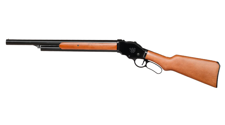 Golden Eagle M1887 Rifle Gas Lever Action mit Hlsenauswurf 6mm BB schwarz - Echtholz Version Bild 1