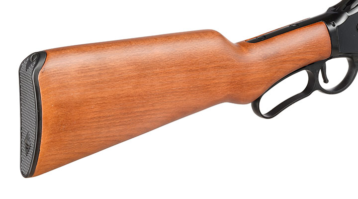 Golden Eagle M1887 Rifle Gas Lever Action mit Hlsenauswurf 6mm BB schwarz - Echtholz Version Bild 10