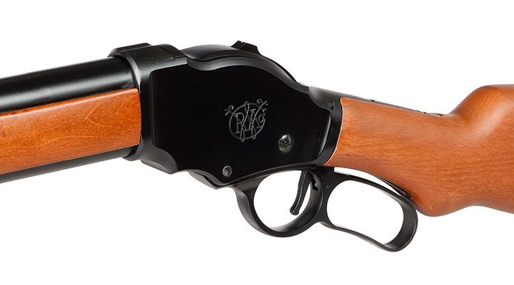 Golden Eagle M1887 Rifle Gas Lever Action mit Hlsenauswurf 6mm BB schwarz - Echtholz Version Bild 8