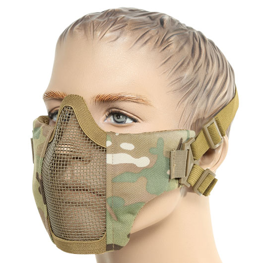 ASG Strike Systems Mesh Mask Airsoft Gittermaske Lower Face Multicam