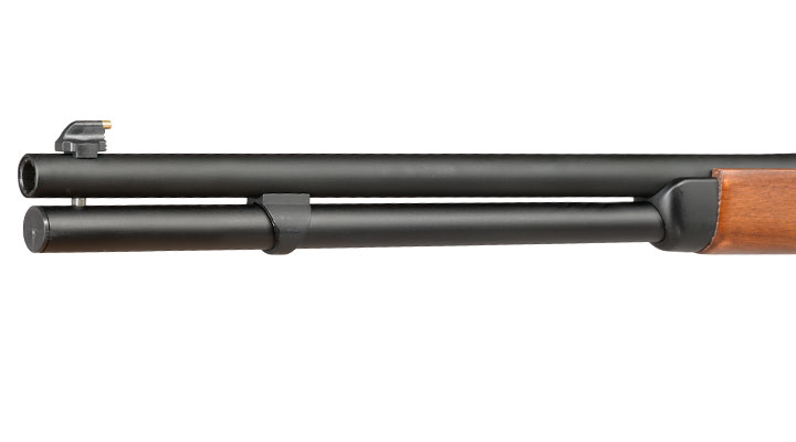 Double Bell M1894 Western Rifle mit Hlsenauswurf Vollmetall CO2 6mm BB gold - Echtholz-Version Bild 7
