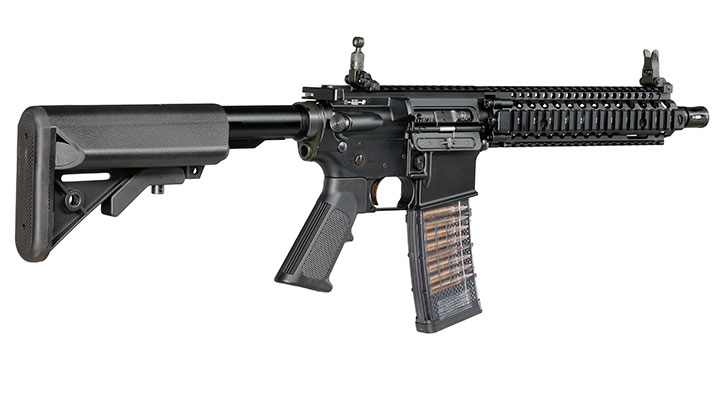 EMG / Cyma Daniel Defense MK18 MOD1 Vollmetall CGS T8-System Gas-Blow-Back 6mm BB schwarz Bild 3