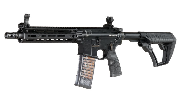 EMG / Cyma Daniel Defense MK18 RIII PDW Vollmetall CGS T8-System Gas-Blow-Back 6mm BB schwarz