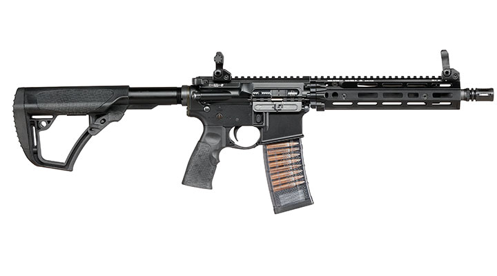 EMG / Cyma Daniel Defense MK18 RIII PDW Vollmetall CGS T8-System Gas-Blow-Back 6mm BB schwarz Bild 2