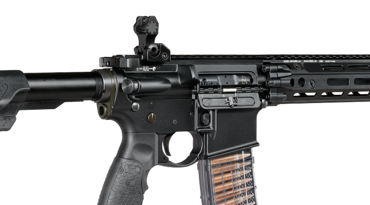 EMG / Cyma Daniel Defense MK18 RIII PDW Vollmetall CGS T8-System Gas-Blow-Back 6mm BB schwarz Bild 8