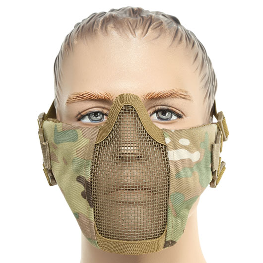 ASG Strike Systems Mesh Mask Airsoft Gittermaske Lower Face Multicam Bild 1