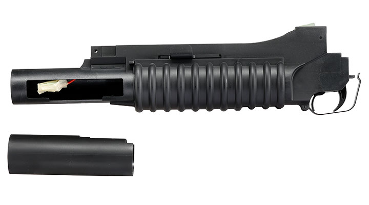 Double Bell M203 Granatwerfer Launcher Springer Softair 6mm BB schwarz Bild 2