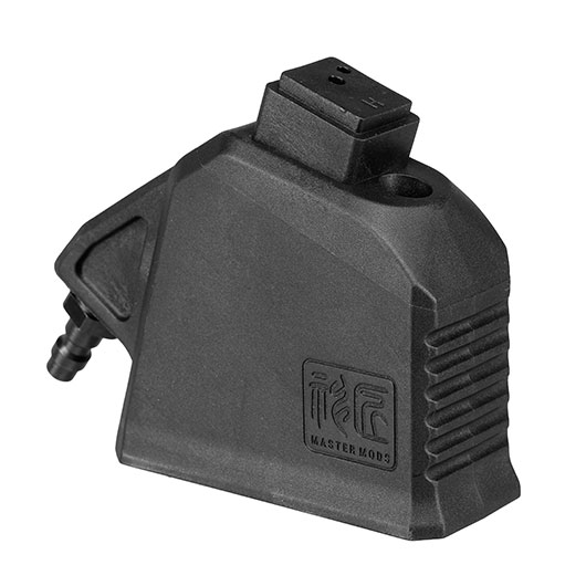 Master Mods HPA & M4 Magazin Adapter f. TM Hi-Capa Serie GBB Magazine schwarz - US Version Bild 1