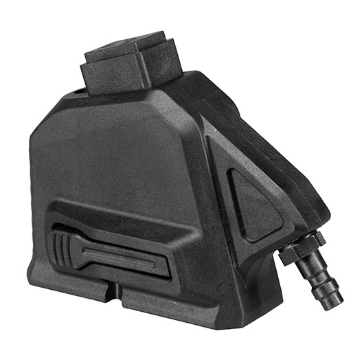 Master Mods HPA & M4 Magazin Adapter f. TM Hi-Capa Serie GBB Magazine schwarz - US Version Bild 2