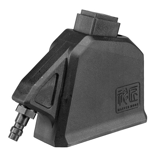 Master Mods HPA & M4 Magazin Adapter f. TM Hi-Capa Serie GBB Magazine schwarz - US Version Bild 3