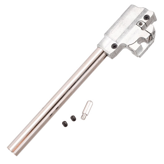 Unicorn Airsoft Aluminium TDC Hop-Up Chamber inkl. 113 mm Innenlauf f. TM Hi-Capa GBB Pistolen silber