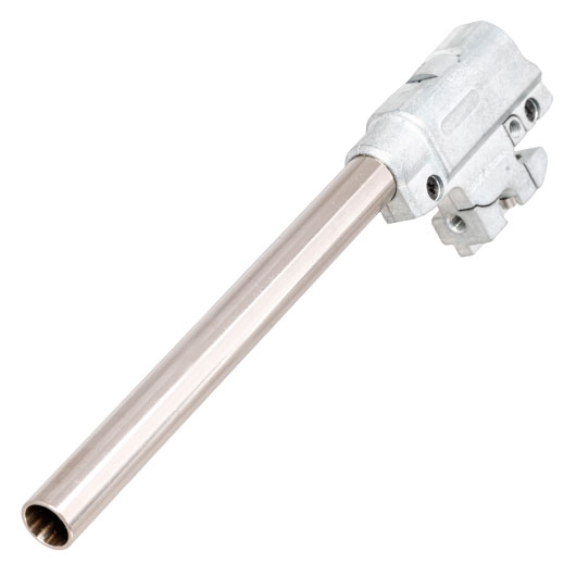 Unicorn Airsoft Aluminium TDC Hop-Up Chamber inkl. 113 mm Innenlauf f. TM Hi-Capa GBB Pistolen silber Bild 2