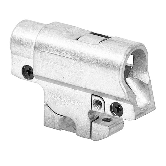 Unicorn Airsoft Aluminium TDC-Style Hop-Up Chamber f. TM Hi-Capa GBB Pistolen silber Bild 3