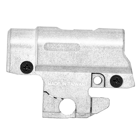 Unicorn Airsoft Aluminium TDC-Style Hop-Up Chamber f. TM Hi-Capa GBB Pistolen silber Bild 4